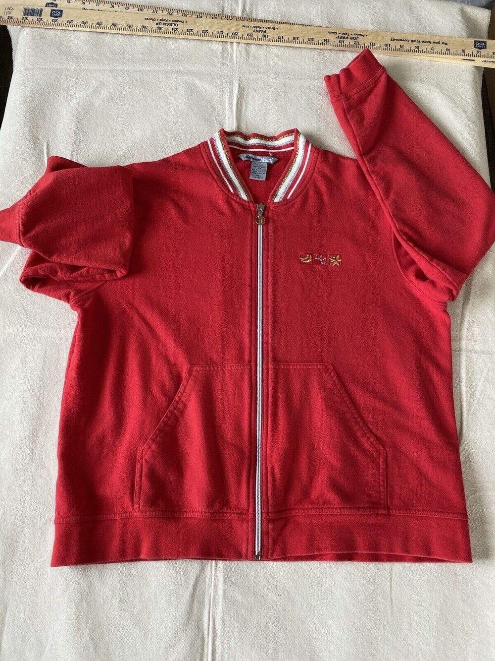 Red bomber jacket vintage Activology Casual High quality and very comfortable PL